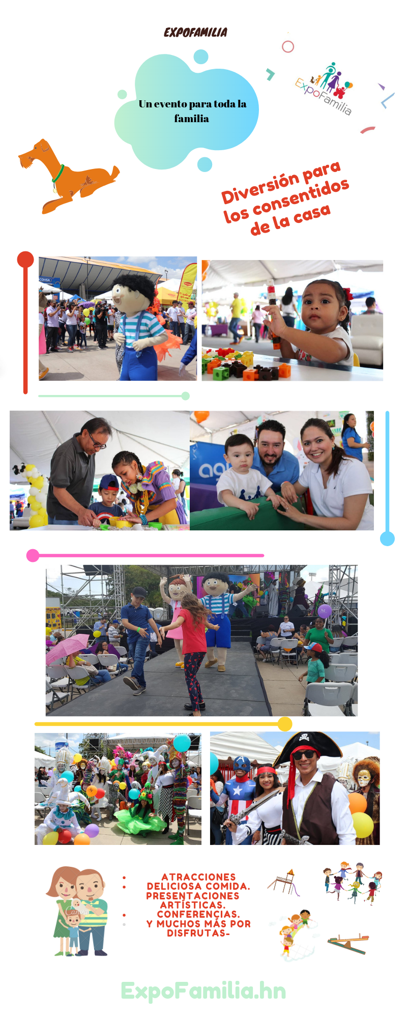 Todo lo que puedes encontrar en el evento "ExpoFamilia", el primero en Honduras