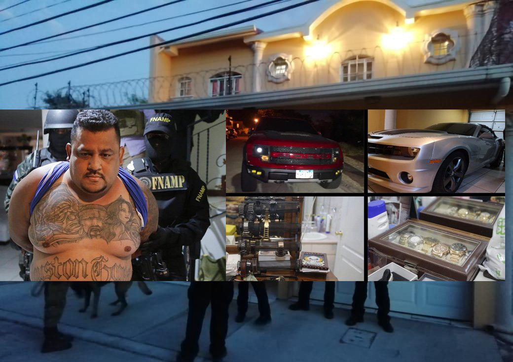 (FOTOS) Capturan a presunto cabecilla de la MS en lujosa residencial de Tegucigalpa, Honduras