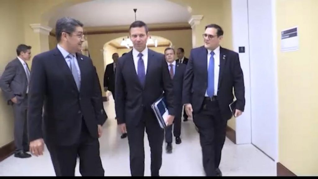 Estados Unidos y Honduras trabajarán en conjunto para erradicar migración irregular