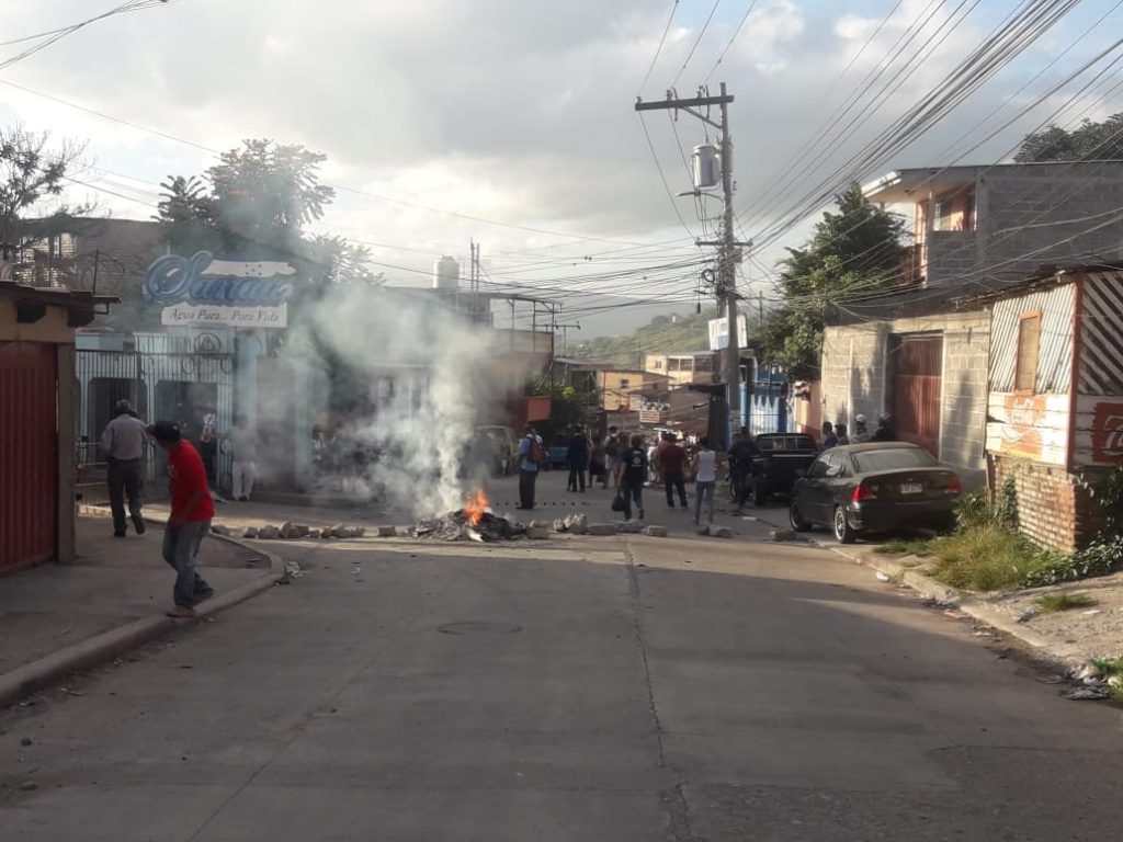 Protestas por falta de agua