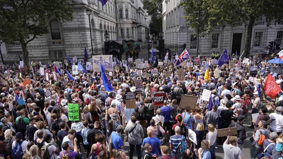 Imagen de Miles de británicos se manifiestan contra la suspensión del Parlamento decretada por Boris Johnson