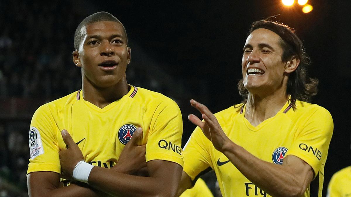 Imagen de Mbappé y Cavani, lesionados
