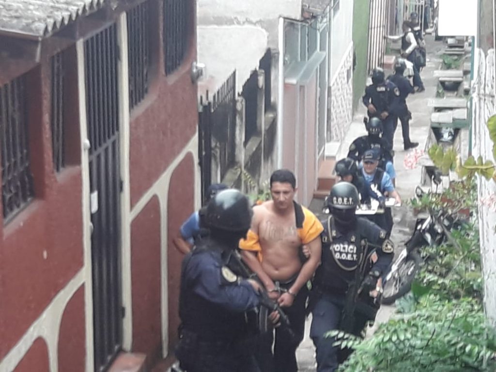 Cae pandillero salvadoreño 