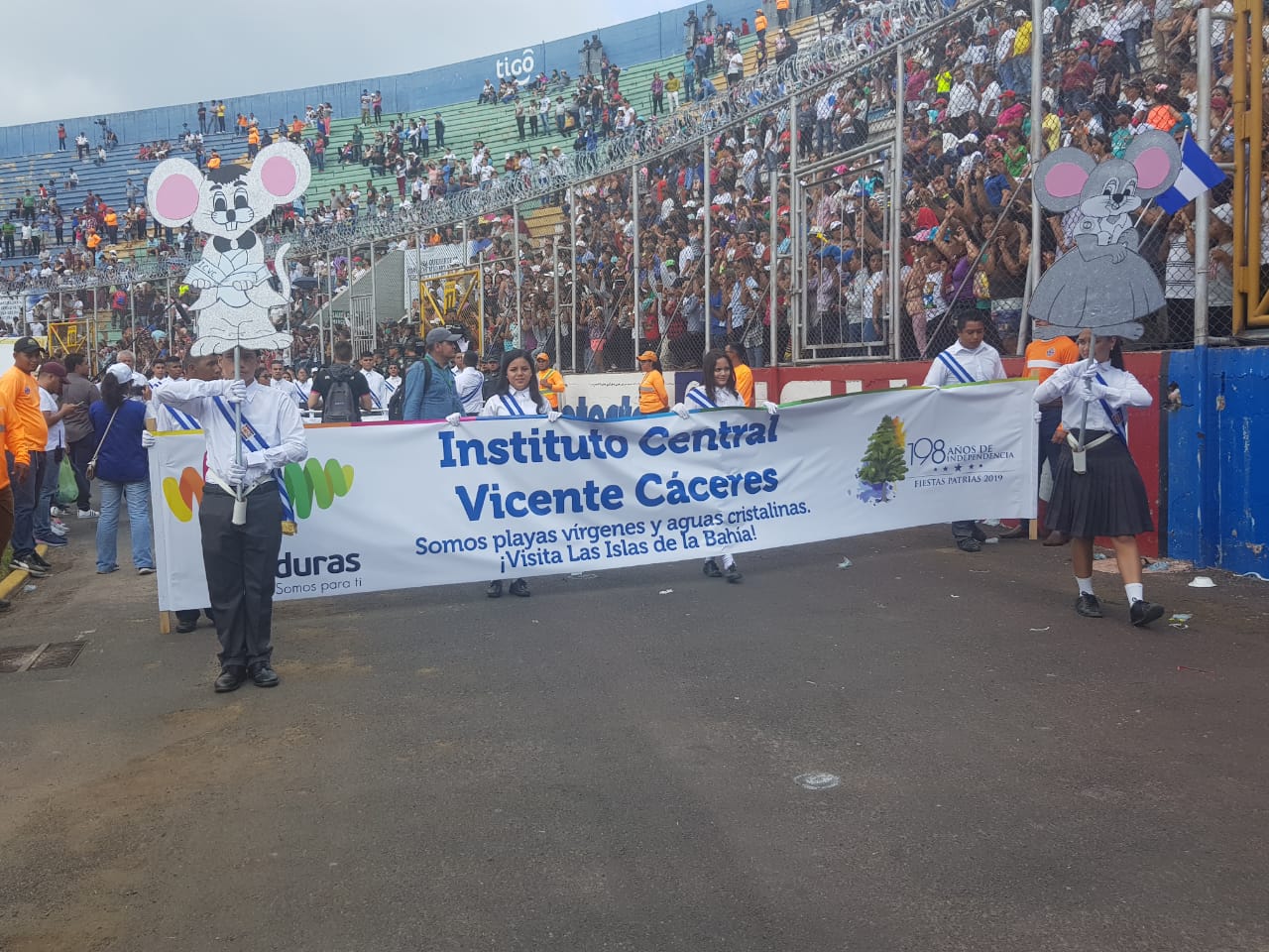 Colegios ganadores de los desfiles patrios en Tegucigalpa