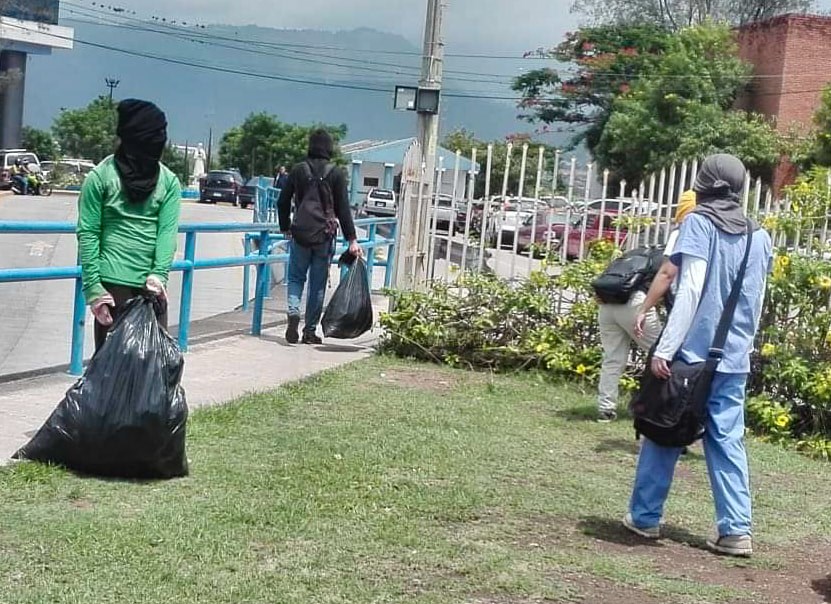 Operativo de limpieza UNAH