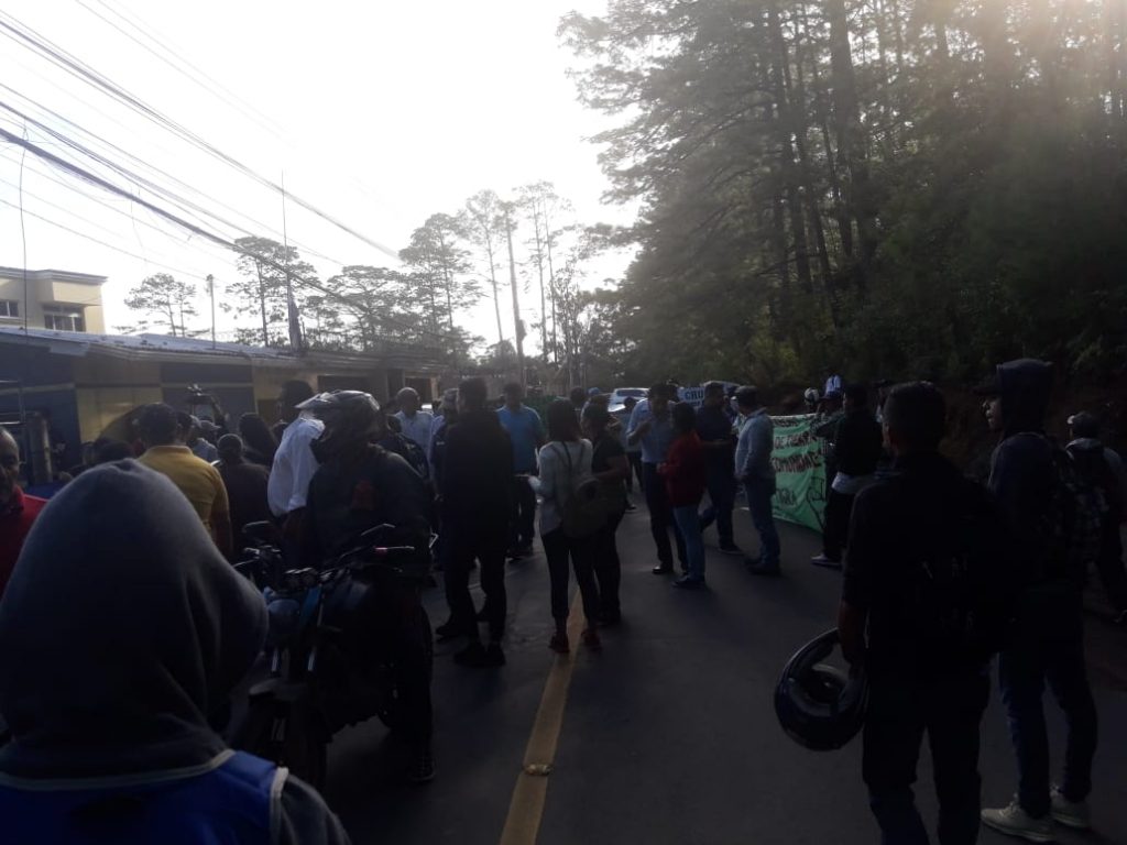 Protestas en la capital