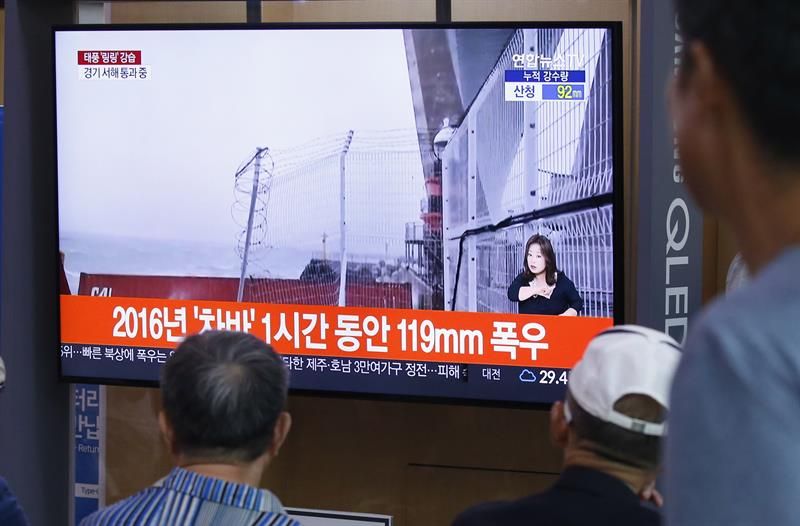 Al menos cinco muertos por el paso del tifón 'Lingling' por Corea del Norte