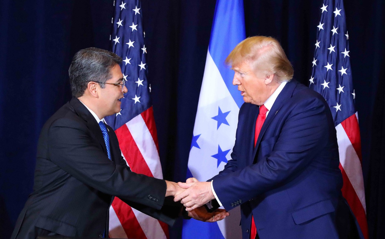 Trump al presidente Hernández:  “Quiero felicitarte porque has hecho un trabajo fantástico”
