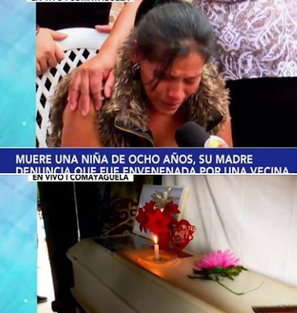 Madre de niña envenenada por su vecina: "Me la mató , ya no la tengo"