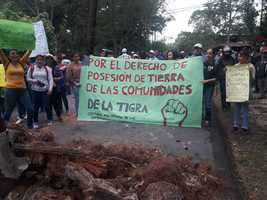 En imágenes protestas en contra de proyecto habitacional en La Tigra