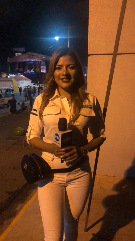 Nuestra periodista Saraí Espinal 