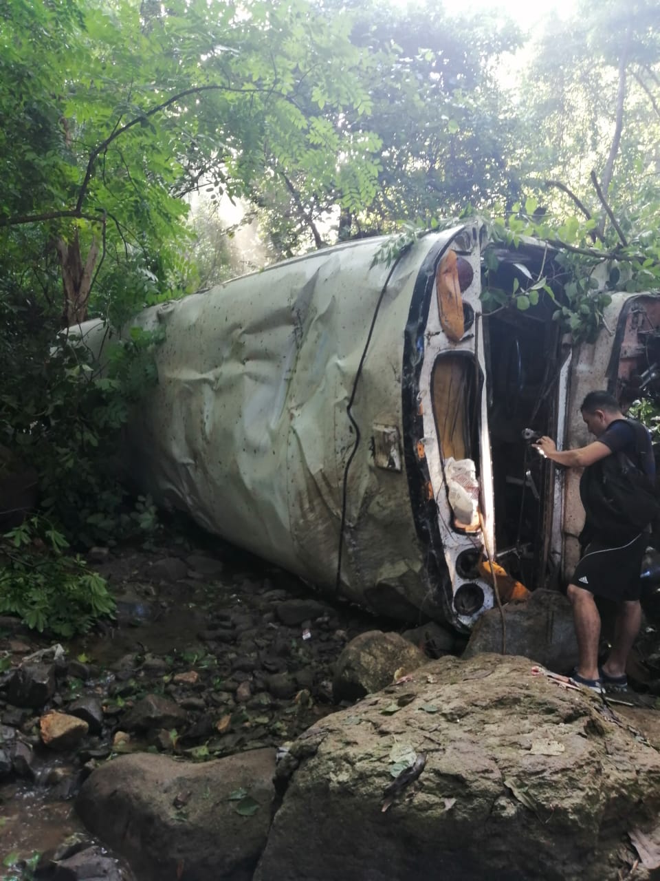 Accidente de tránsito se registra en El Corpus