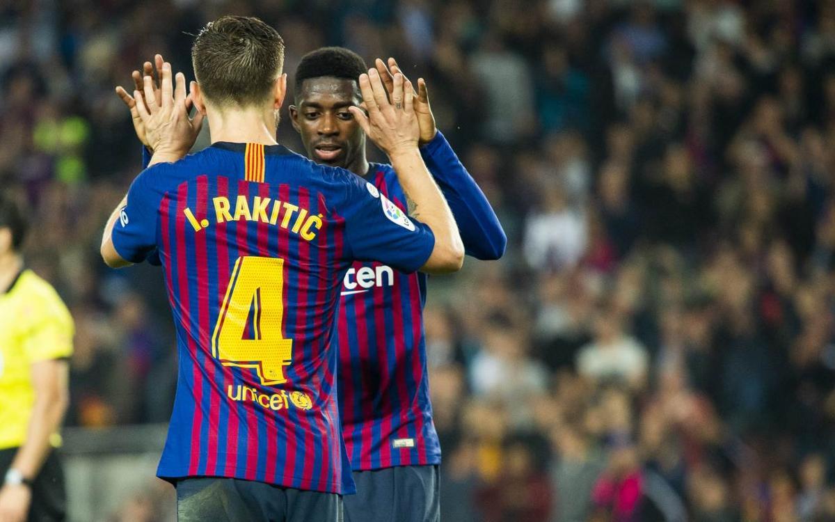 El Barça contará con Dembélé, pero no con Rakitic