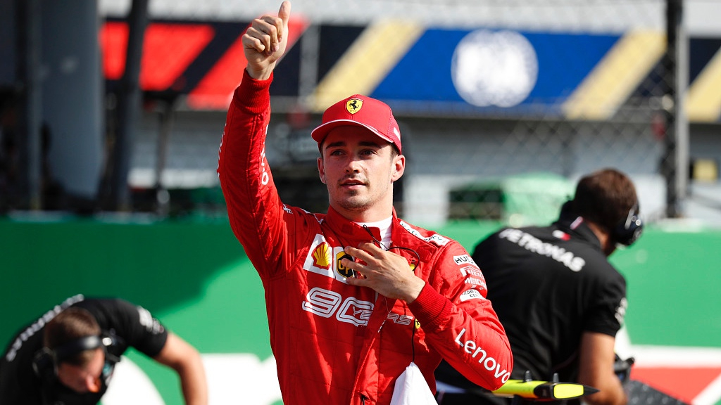 Leclerc ganó en Italia