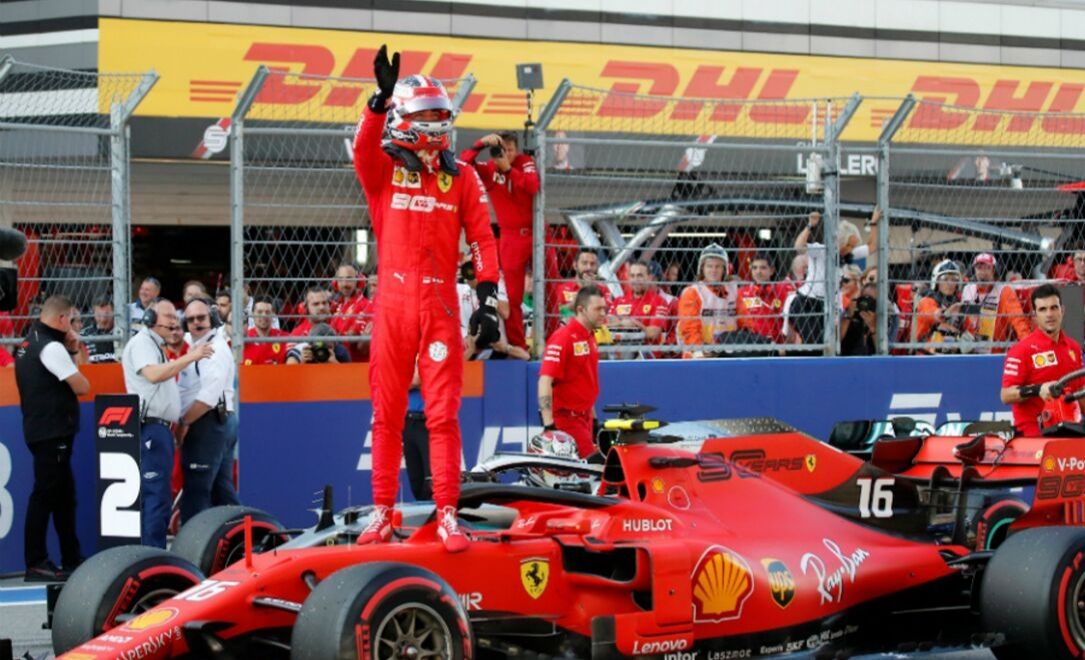 Leclerc saldrá de primero en Rusia