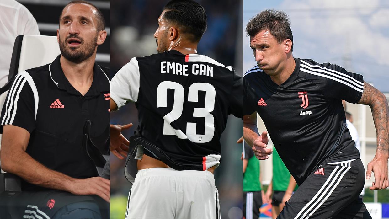 Juventus descarta a Chiellini, Mandzukic y Can, para la Champions