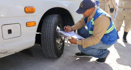 Continúan las inspecciones en unidades del transporte previo a la Semana Morazánica