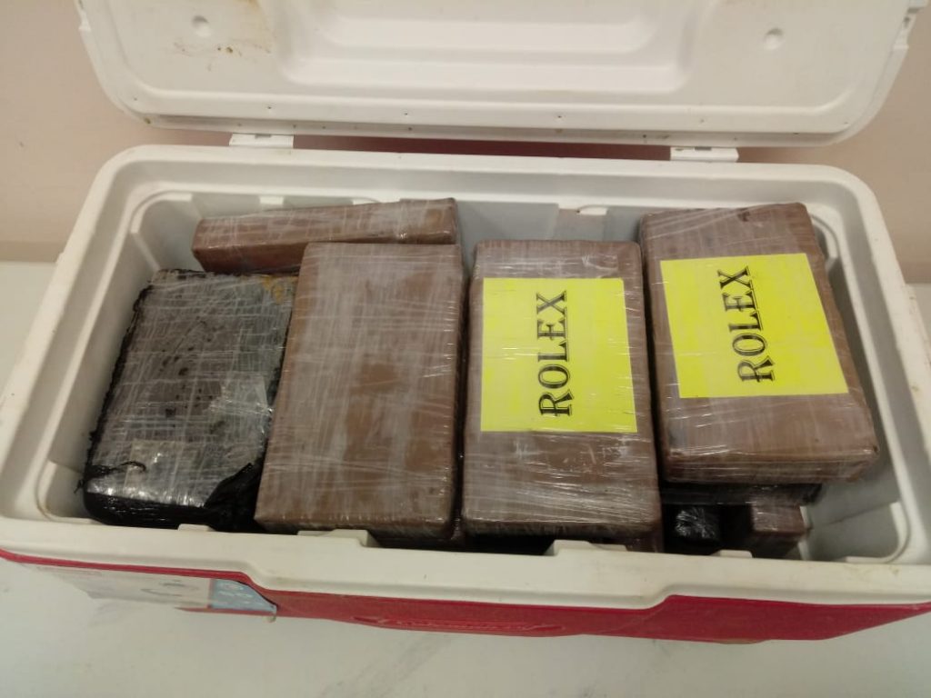 Droga decomisada en Honduras