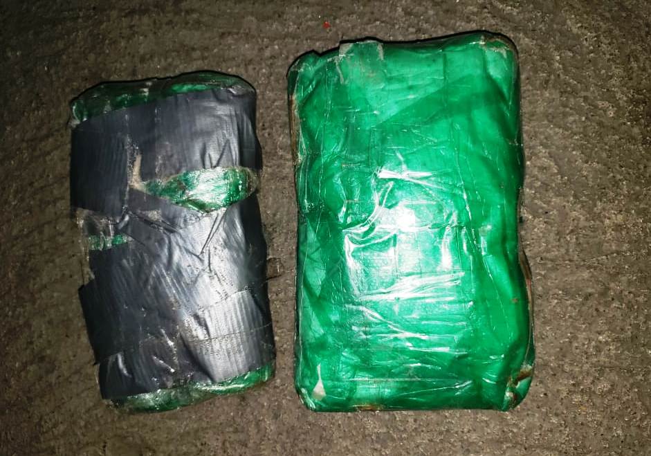 Cae un militar activo, tres expolicías y tres civiles con dos kilos de "coca" en Tegucigalpa, Honduras