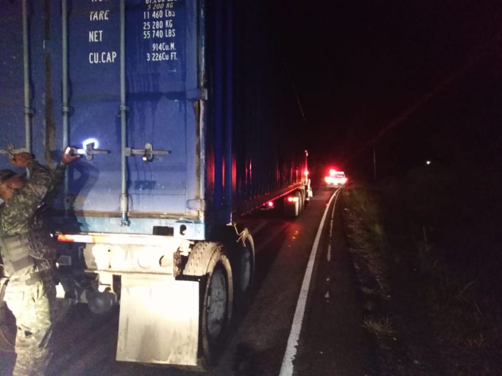 Furgón con cocaína 