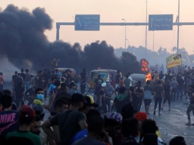 Represión policial contra manifestantes en Irak deja 18 muertos