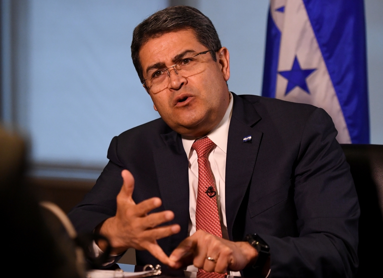 El presidente Juan Orlando Hernández se pronuncia tras el veredicto de su hermano