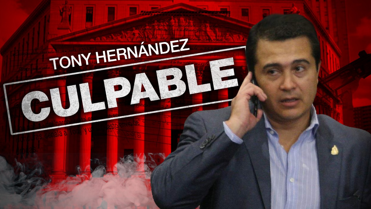 Tony Hernández es declarado culpable en Estados Unidos por conspirar en tráfico de drogas