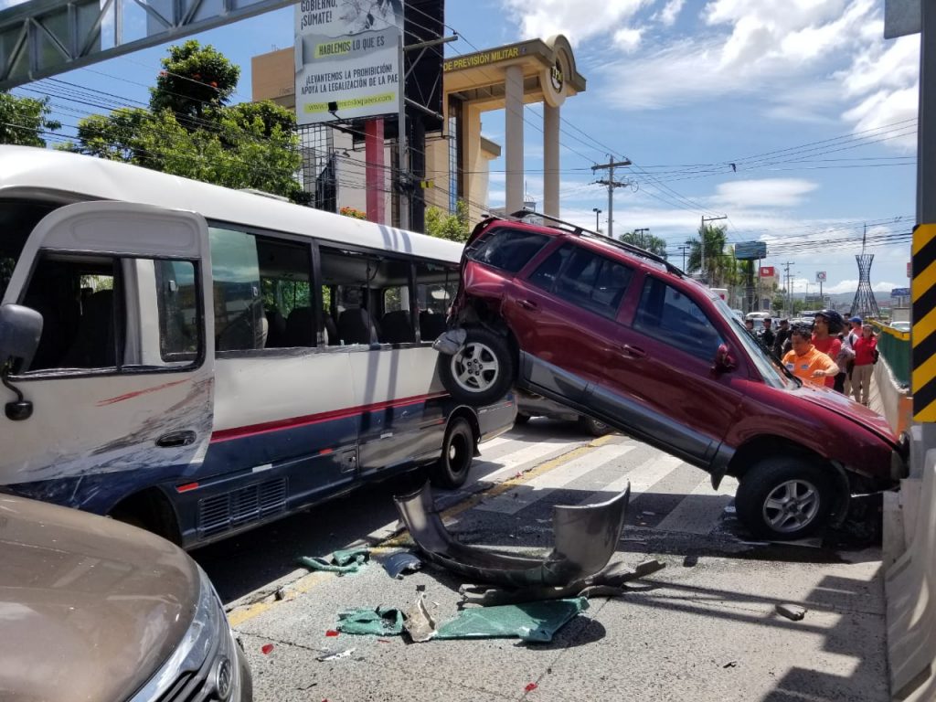 Accidente vial en Honduras.