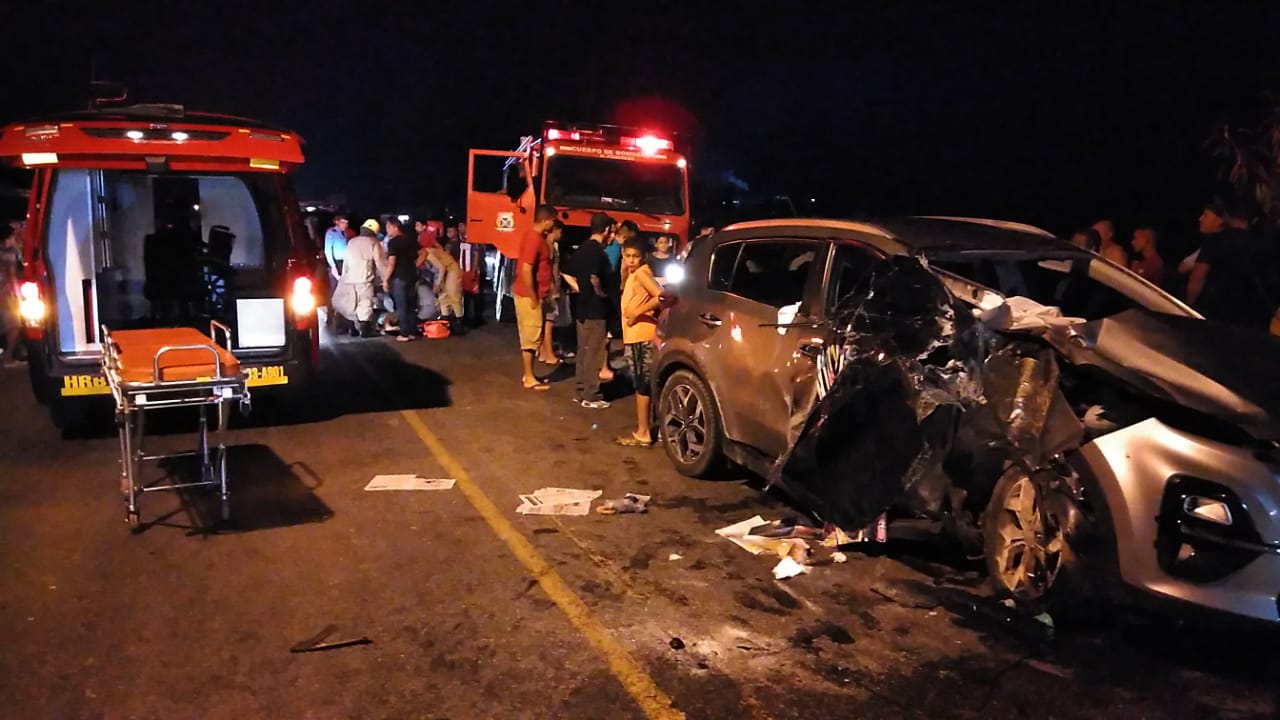 Cuatro personas heridas deja accidente en la carretera CA-13