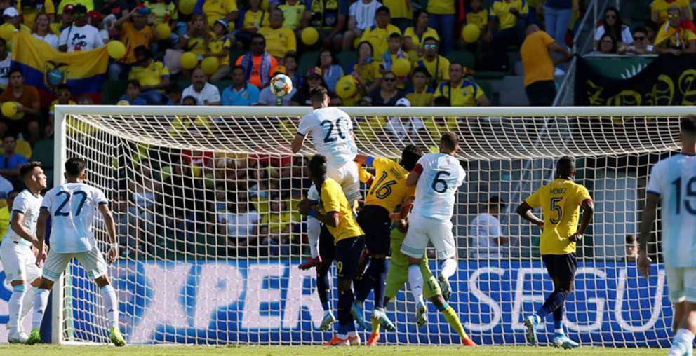 Argentina humilló a Ecuador