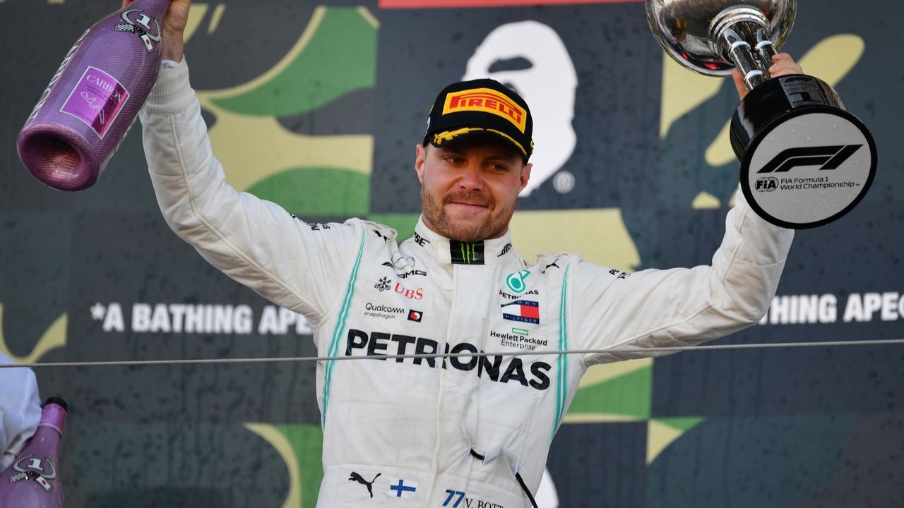 Bottas ganó en Japón