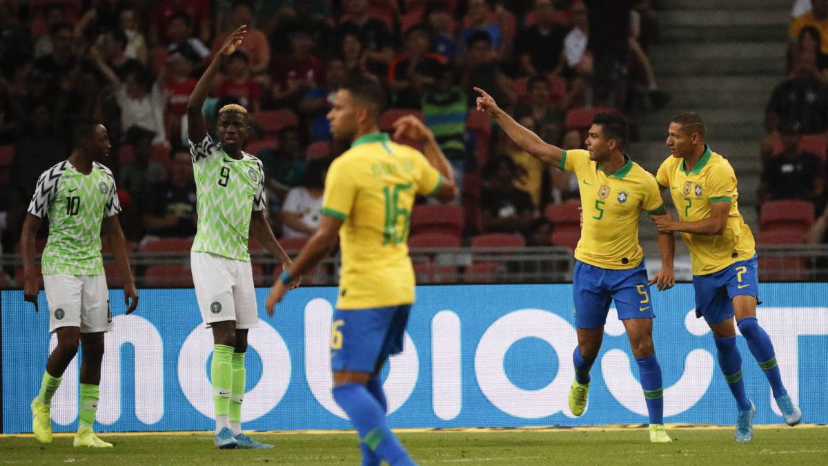 Brasil empató con Nigeria