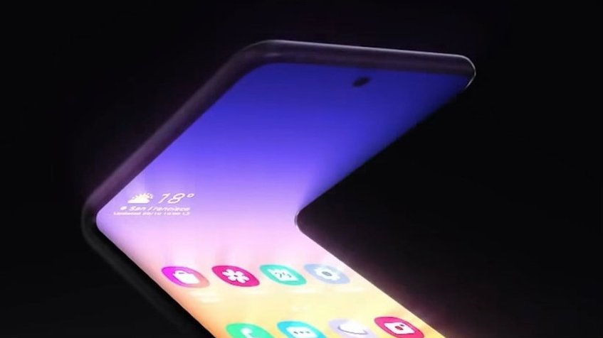 Crean un celular que se dobla por la mitad como una concha