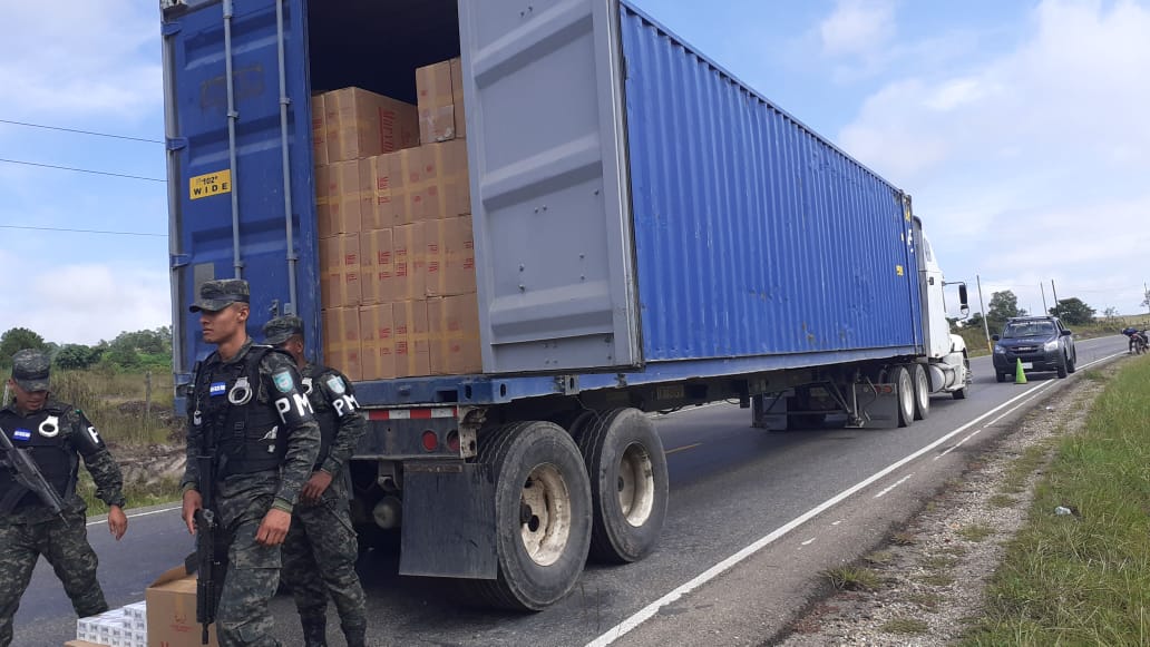 Decomisan más de 50 mil cajetas de cigarrillos en Ocotepeque