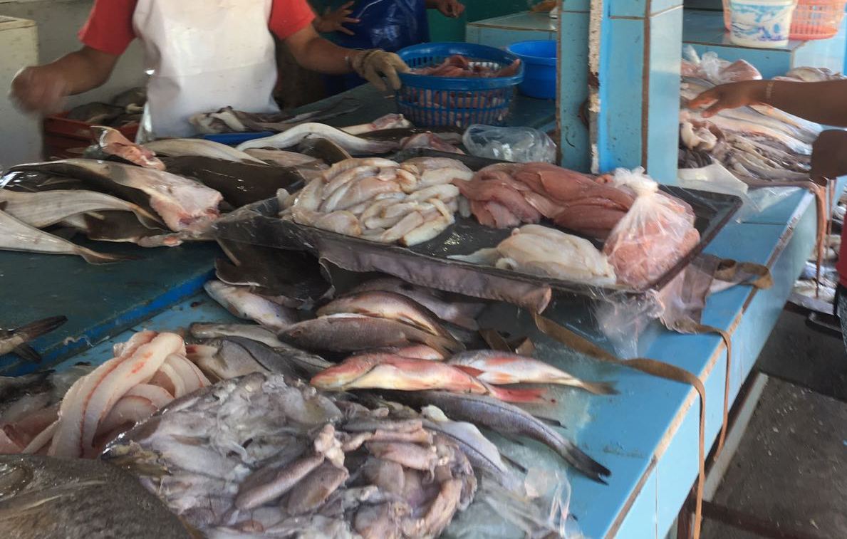 Bajan las ventas de mariscos en la capital