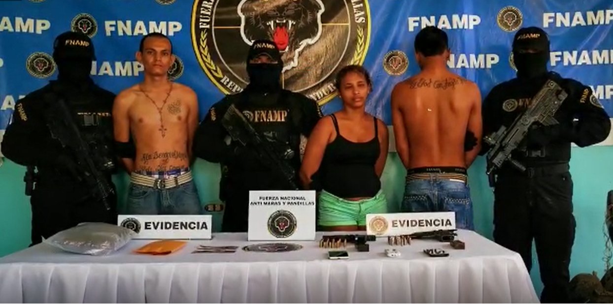 Detenidos por sicariato "La China", "El Cano" y "Smaylin"