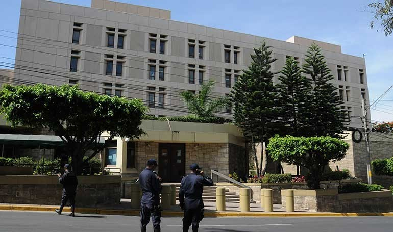 Este lunes estará cerrada la embajada de Estados Unidos en Honduras