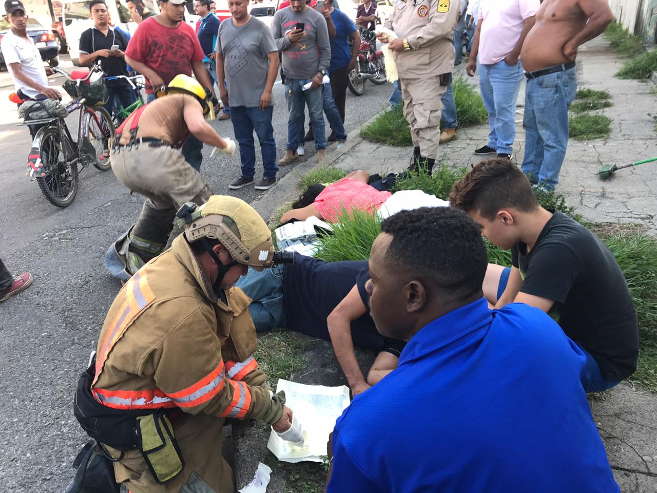 Al menos cinco personas resultaron lesionadas, tras colisión en San Pedro Sula