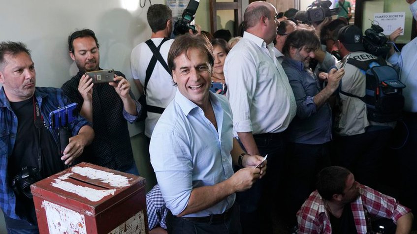 Uruguay tiene nuevo presidente, Luis Lacalle Pou