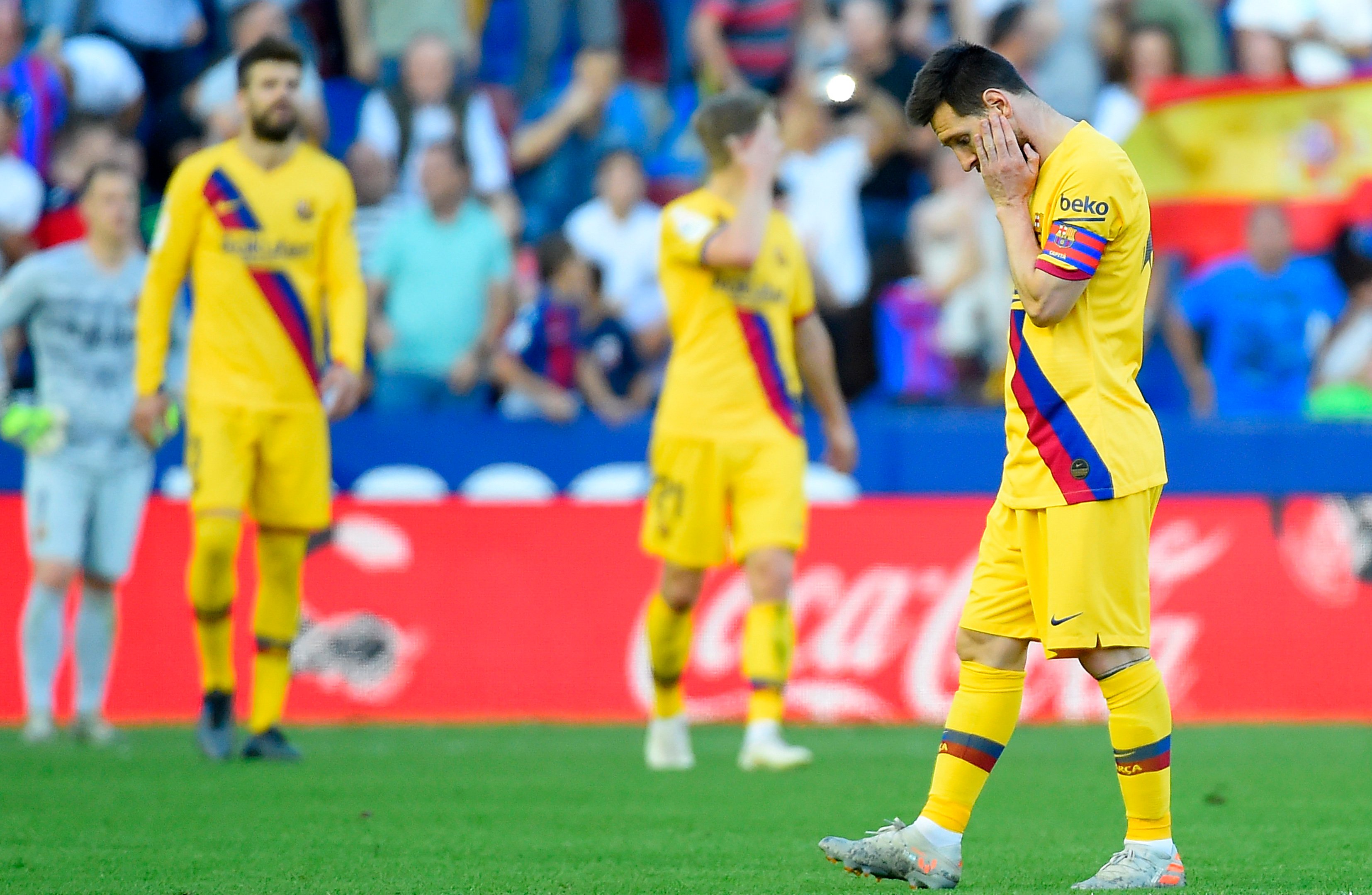 ¡Remontada! el Barcelona cae 3-1 ante el Levante por LaLiga
