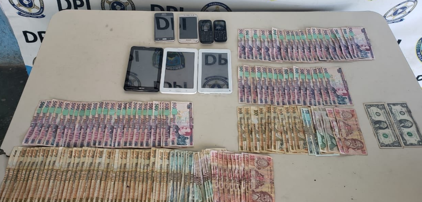 En posesión de más 35 mil 300 lempiras arrestan a tres hombres en Olanchito, Yoro