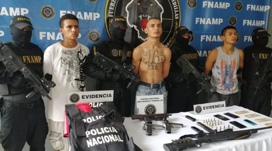 Caen tres supuestos pandilleros implicados en la muerte de dos personas en San Pedro Sula