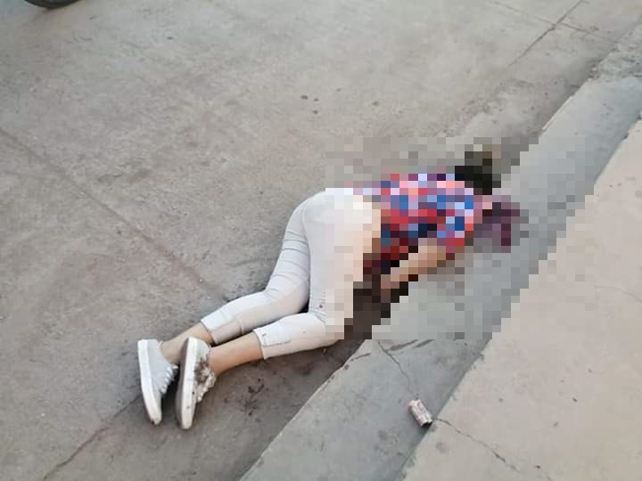 Primera víctima de la violencia.