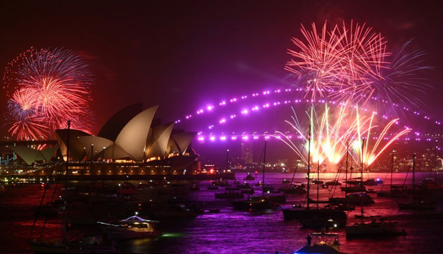 Australia da la bienvenida al 2020