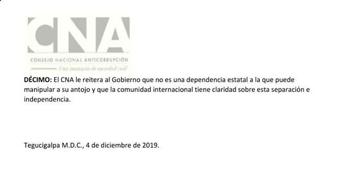 Consejo Anticorrupción:  El ataque del Gobierno solo demuestra su malestar por desnudar la corrupción pública