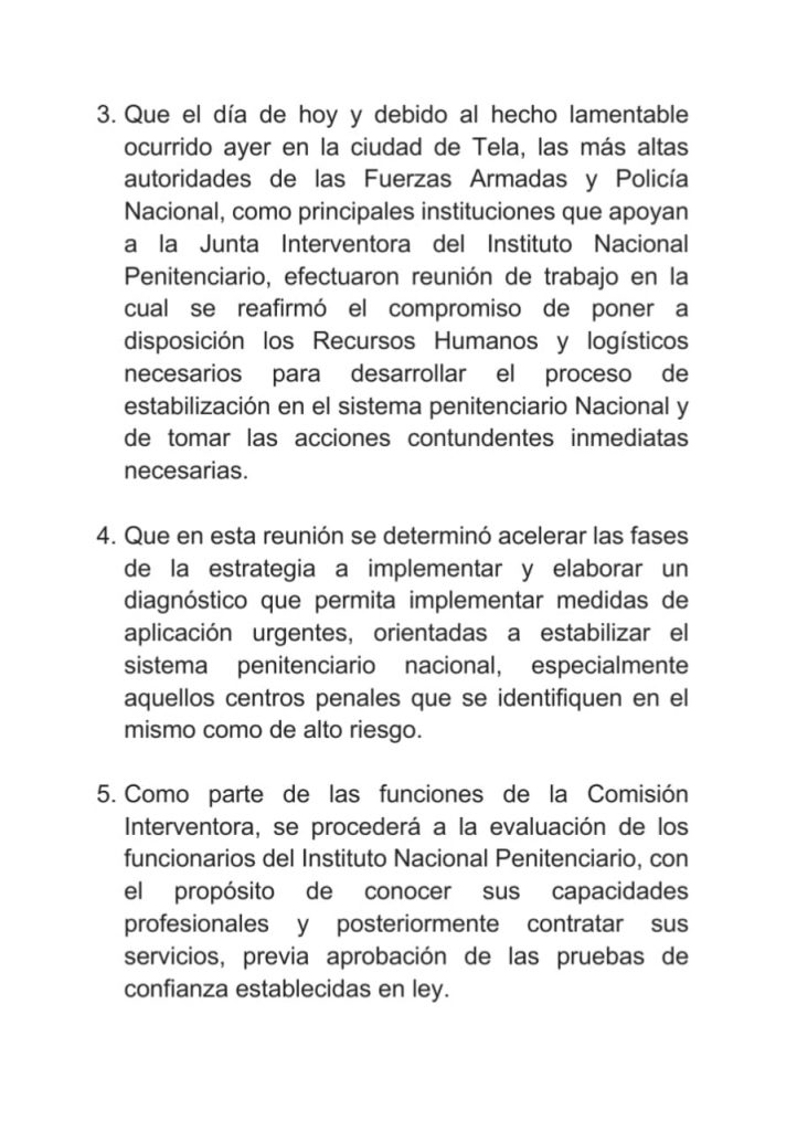 comunicado Junta