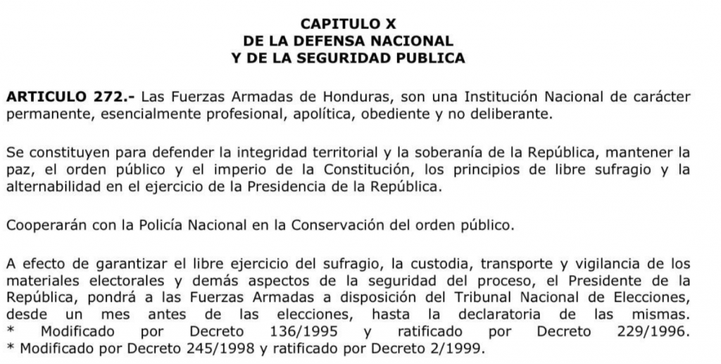 Constitución de la República.
