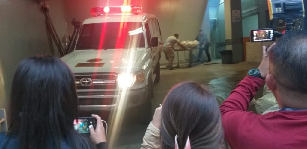 Ingreso de cadáveres.