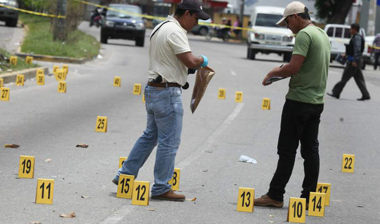 Con una tasa de homicidios de 42.8 por cada cien mil habitantes cerrará Honduras el 2019