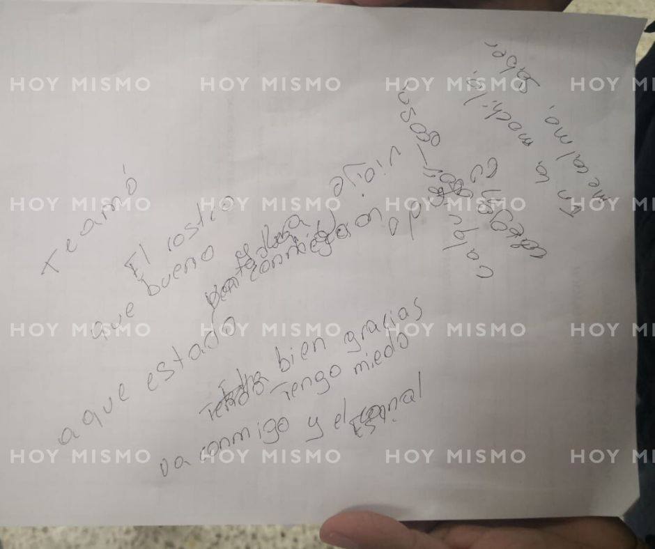 Positivamente  se recupera joven sureño afectado en su rostro, escribió "Te amo" papá
